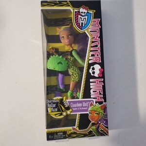 Nib Monster High Skultimate Roller Maze Clawdeen Wolf doll 2012 Y2k Collector